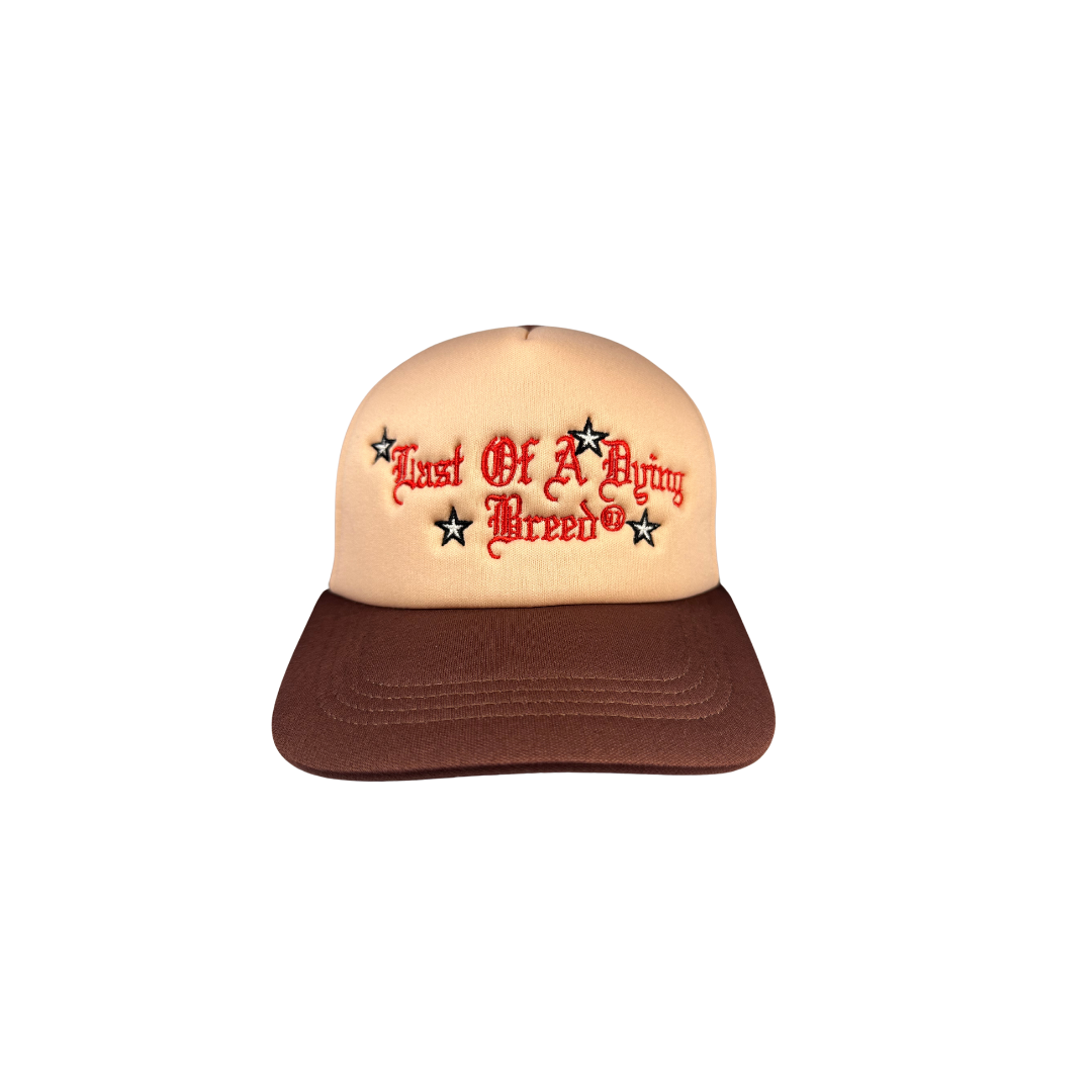 "Last Of A Dying Breed" W Stars Trucker hat